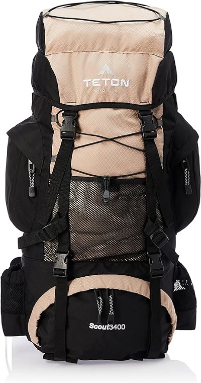 3. The Teton Scout Hiking Travel Backpack